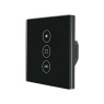 Smart WiFi CSmart WiFi Curtain and Roller Shutter Switch - LED Controllable Wall Switch, Tuya Smart Home Device, Compatible with Alexa & Google Home, Remote & App Control, Adjustable Timer, Wireless Smart Switches for Shutter, 110-240V